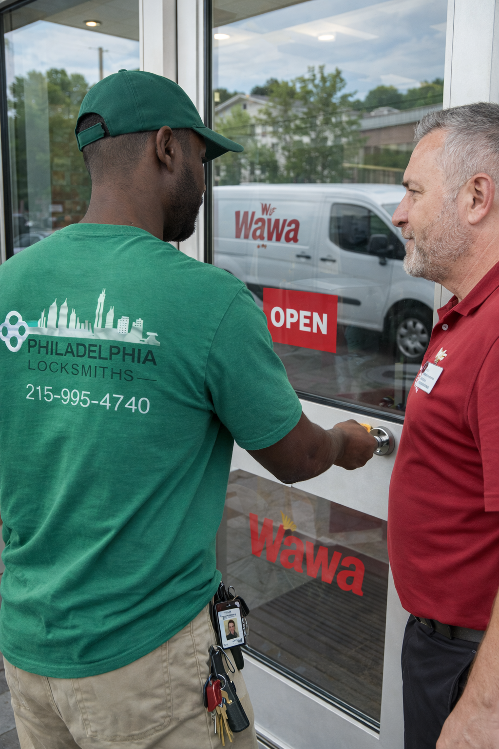 Philadelphia Locksmiths Fixing a lock